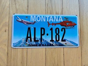 Montana Friend of ALERT License Plate