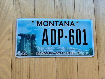 Montana Makoshika State Park License Plate