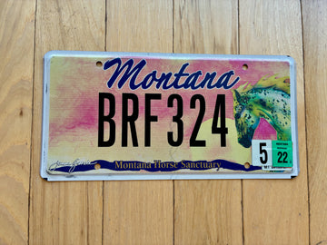 Montana Horse Sanctuary License Plate
