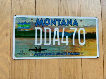 Montana State Parks License Plate