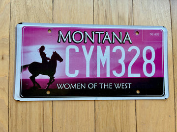 Montana Women of the West License Plate
