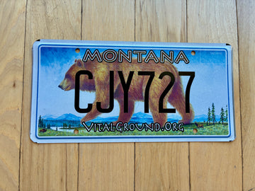 Montana VitalGround.Org License Plate