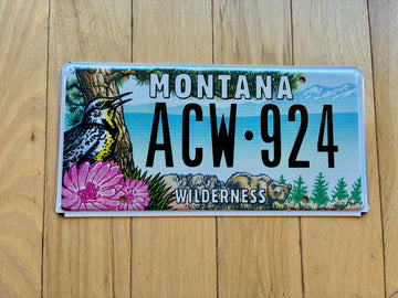 Montana Wilderness License Plate