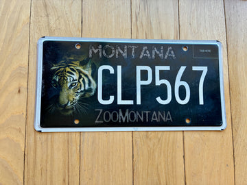 Zoo Montana License Plate