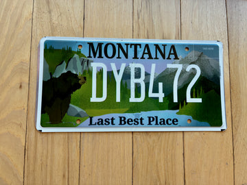 Montana Last Best Place License Plate