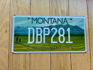 Montana Trails and Conservation License Plate
