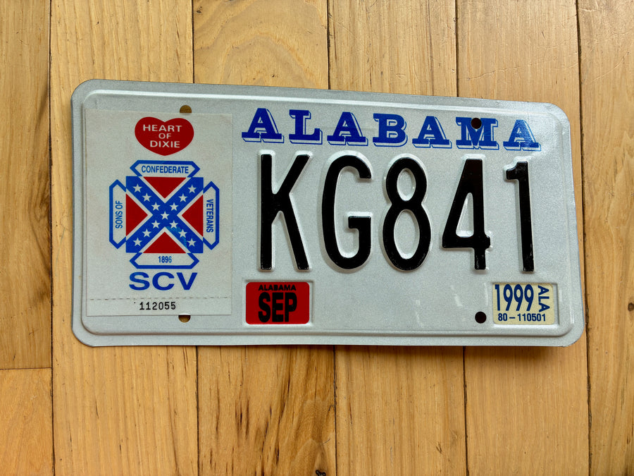Alabama Sons of Confederate Veterans License Plate