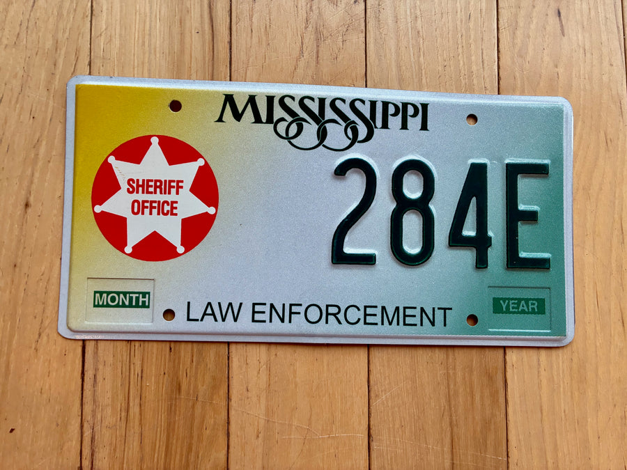 Mississippi Sheriff Office License Plate