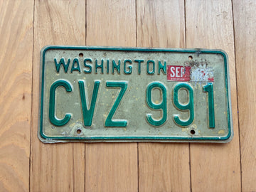 1968 to 1986 Washington State License Plate - Check With DOL First For YOM