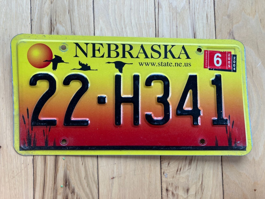 2005 Nebraska License Plate