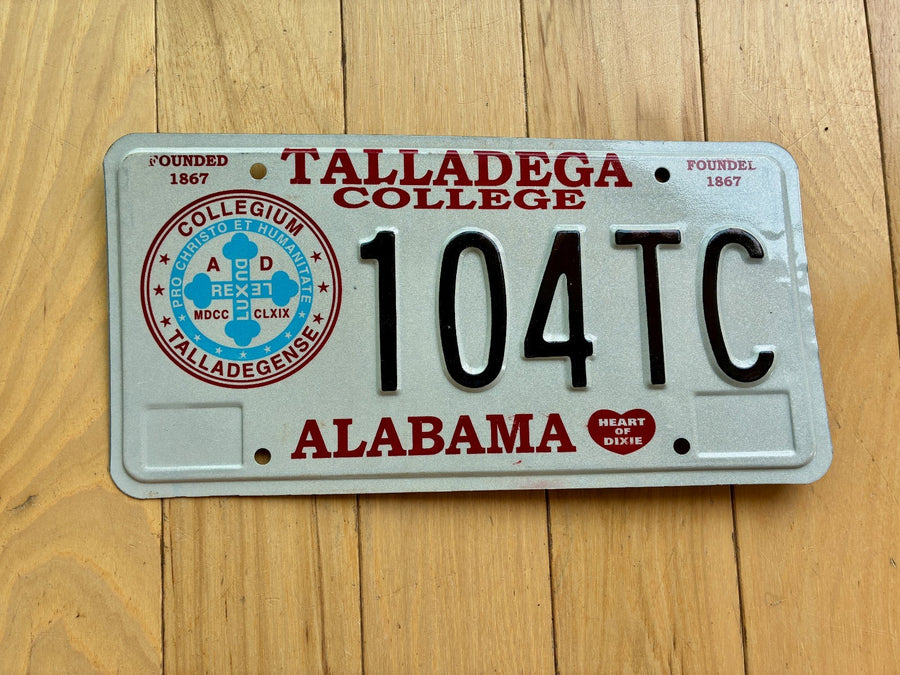 2006 Alabama Talladega College License Plate