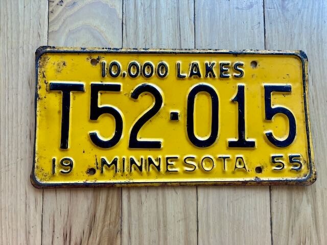 1944 Minnesota Truck License Plate