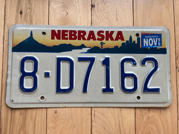 1996 Nebraska License Plate