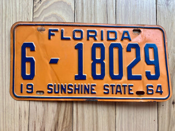 1964 Florida License Plate