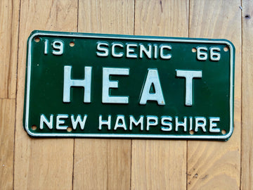 1966 New Hampshire Vanity License Plate