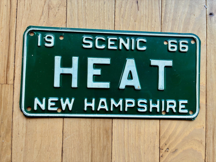 1966 New Hampshire Vanity License Plate