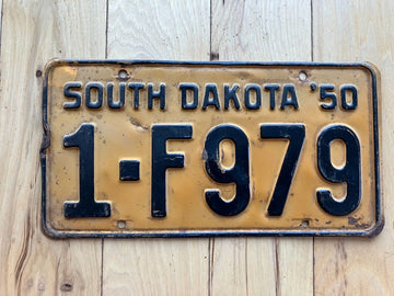 1950 South Dakota License Plate