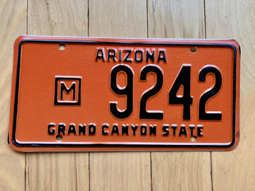 1960s Arizona Municipal License Plate