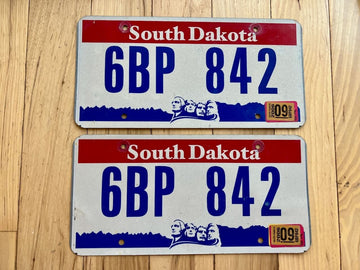 Pair Of 2006 South Dakota License Plates