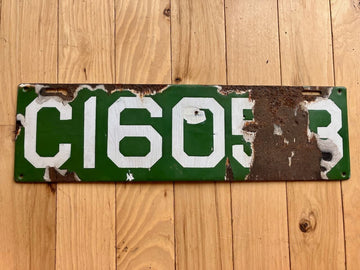1912 Connecticut License Plate