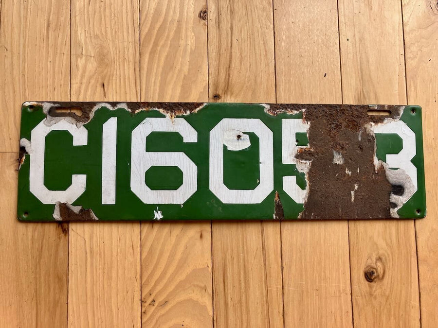 1912 Connecticut License Plate