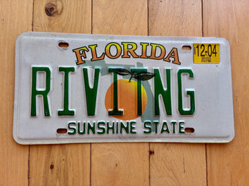 2004 Florida Vanity License Plate - RIVTING