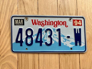 1994 Washington State Truck License Plate (Check With DOL First For YOM)