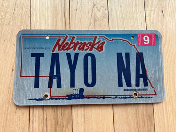 2008 Nebraska Vanity License Plate - TAYO NA