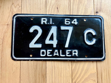 1964 Rhode Island Dealer License Plate