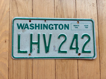 1984 to 1987 Washington State License Plate - Check With DOL First For YOM