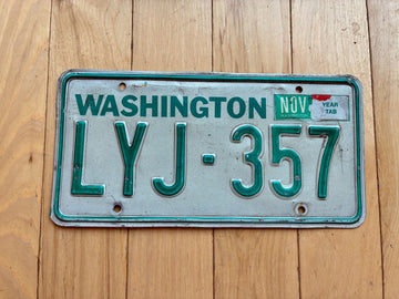 1983 to 1987 Washington State License Plate - Check With DOL First For YOM