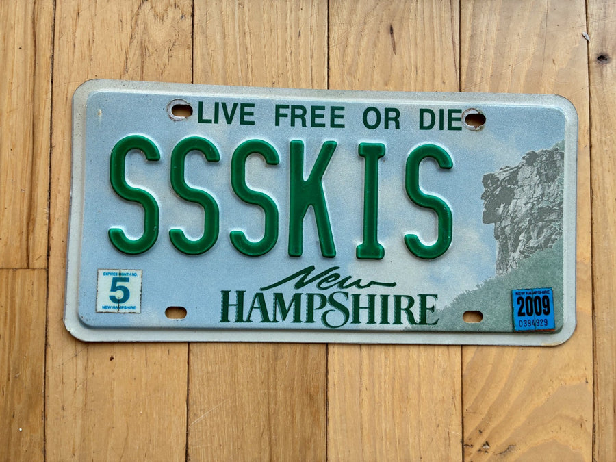 2009 New Hampshire Vanity License Plate
