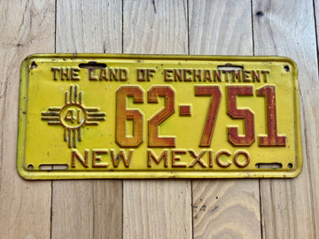 1941 New Mexico License Plate