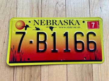 2005 Nebraska License Plate