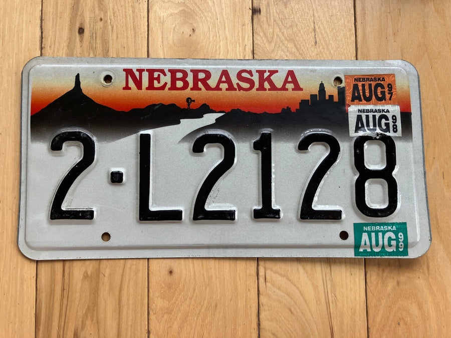 1999 Nebraska License Plate