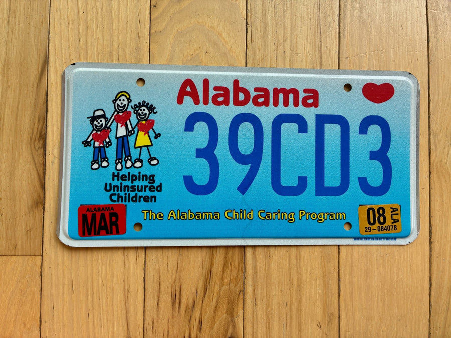 2008 Alabama Child Caring Program License Plate