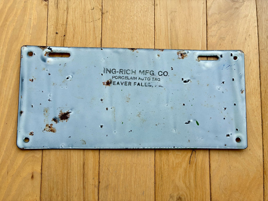 1915 New Hampshire License Plate