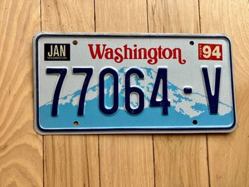 1994 Washington State Truck License Plate (Check With DOL First For YOM)