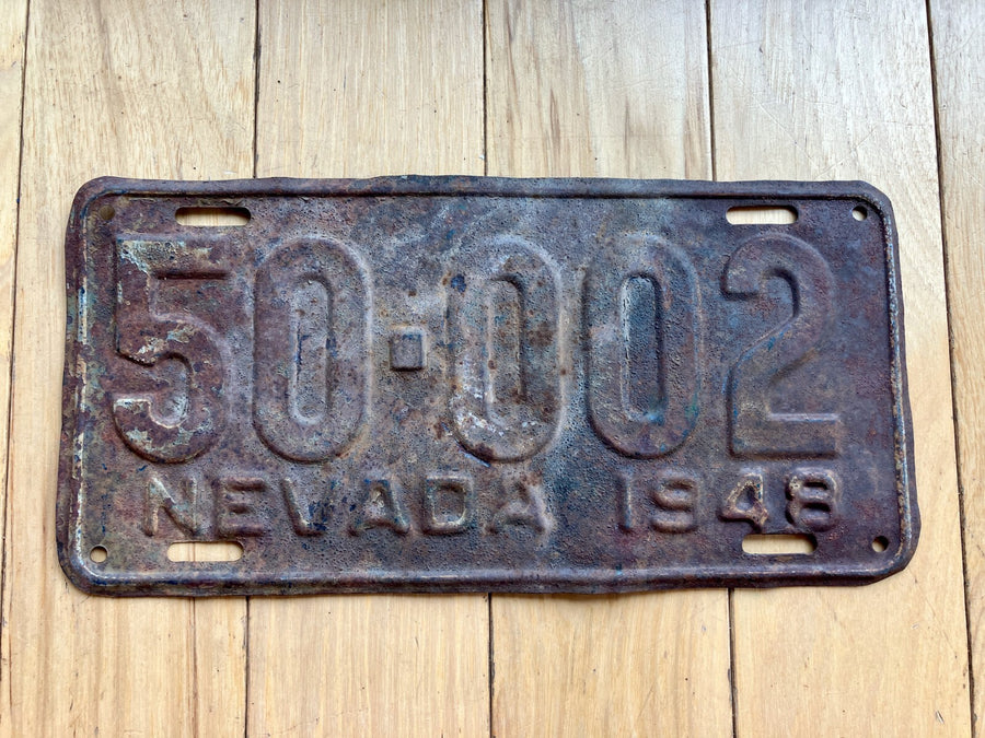 1948 Nevada License Plate