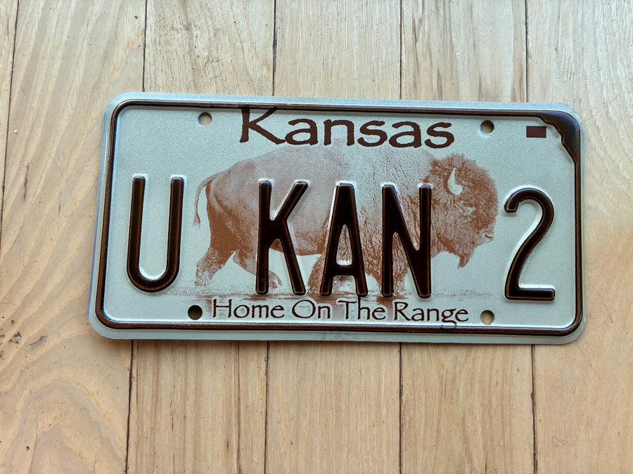 2010 Kansas Vanity License Plate - U KAN 2