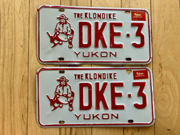 Pair of 1985 Yukon License Plates