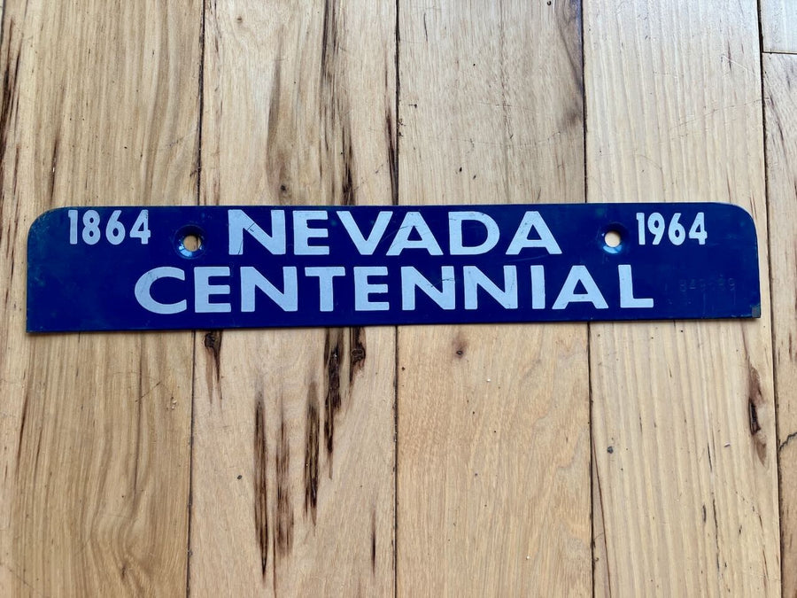 1964 Nevada Centennial License Plate Topper