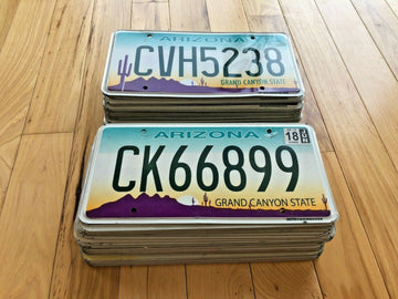 100 Arizona Craft Condition License Plates - Bulk Lot/Wholesale Lot
