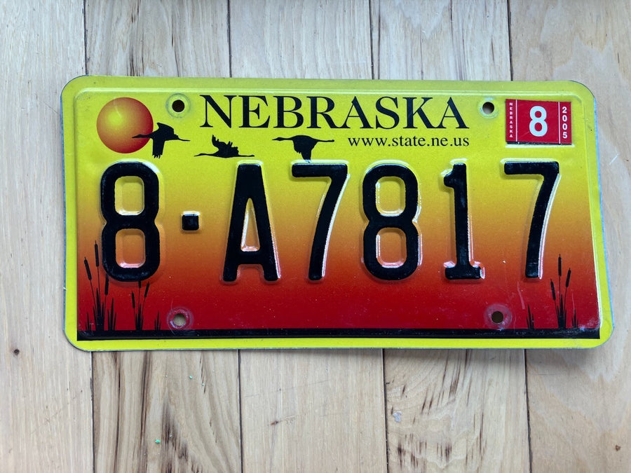 2005 Nebraska License Plate