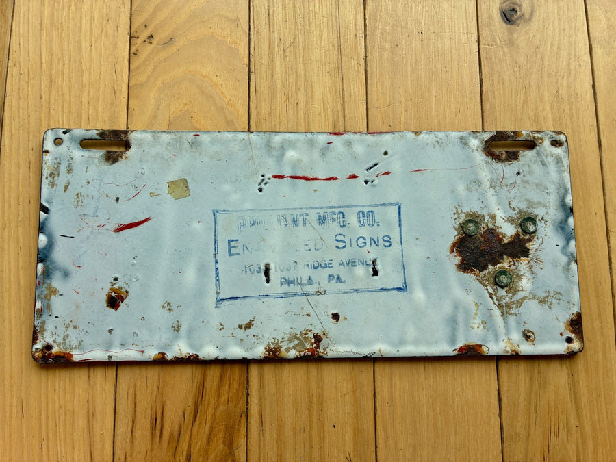 1912 Pennsylvania License Plate