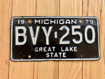 1979 Michigan License Plate