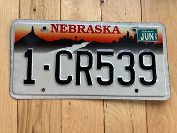 1999 Nebraska License Plate