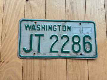 1968 to 1986 Washington State Trailer License Plate - Check W/ DOL First For YOM