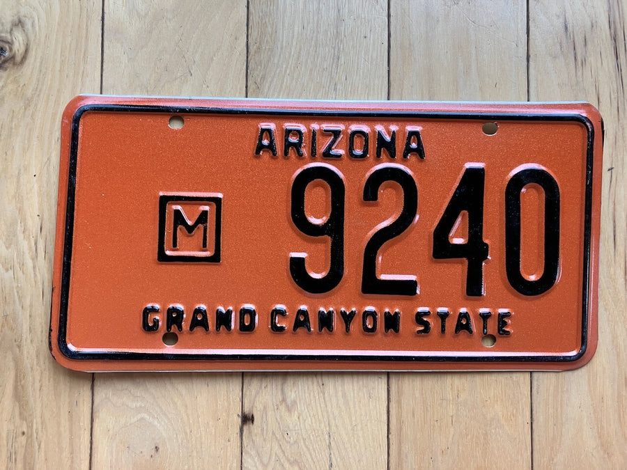1960s Arizona Municipal License Plate