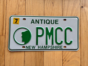 1999 to 2018 Base New Hampshire Antique Vanity License Plate - PMCC